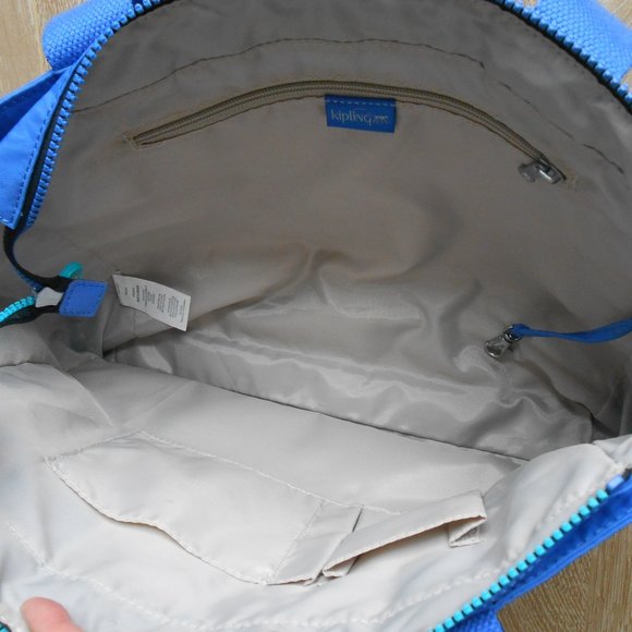 kipling Blue Tote Bag EUC - Picture 9 of 13